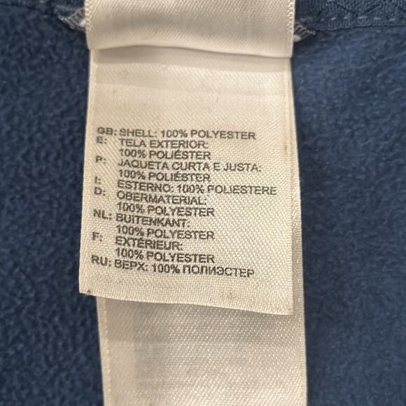 The North Face Men's Quarter Zip Fleece Pullover Blue Size XL - Picture 6 of 8